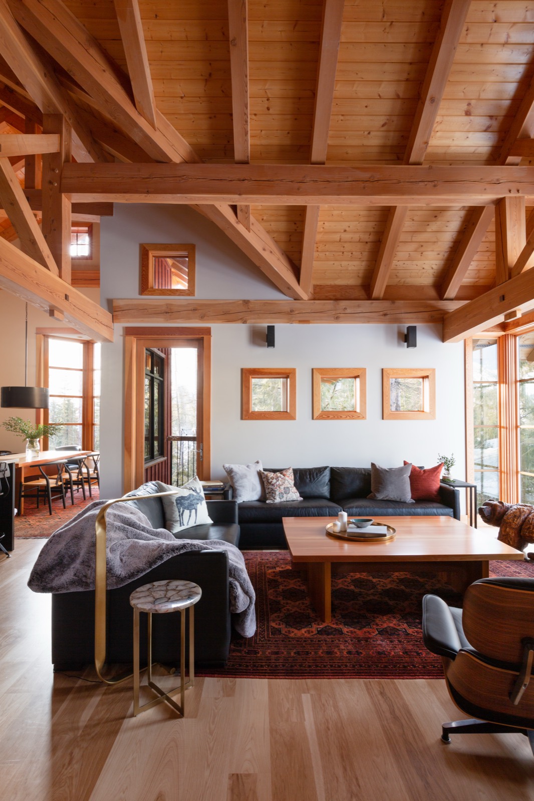 Fernie Modern Timberframe in Fernie, BC — Knight Custom Homes