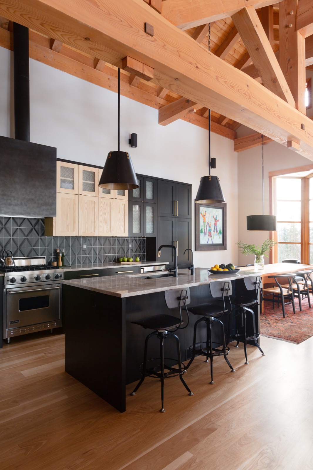 Fernie Modern Timberframe in Fernie, BC — Knight Custom Homes
