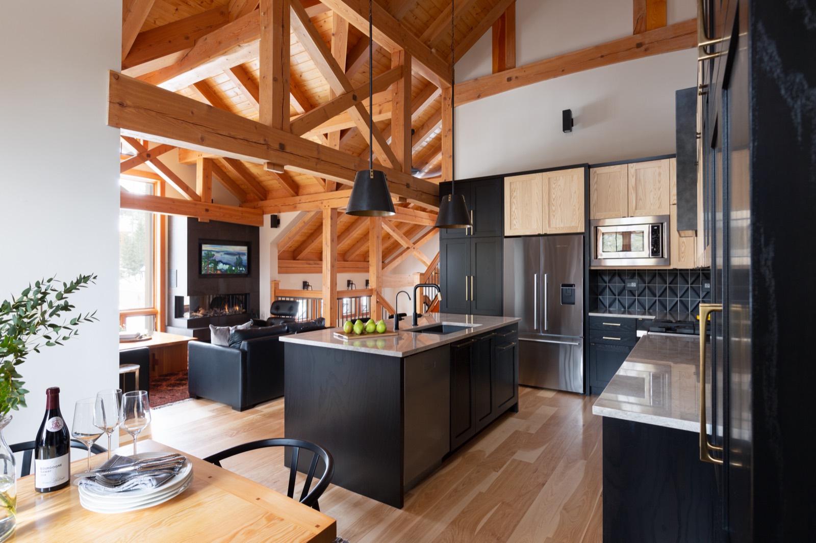 Fernie Modern Timberframe in Fernie, BC — Knight Custom Homes